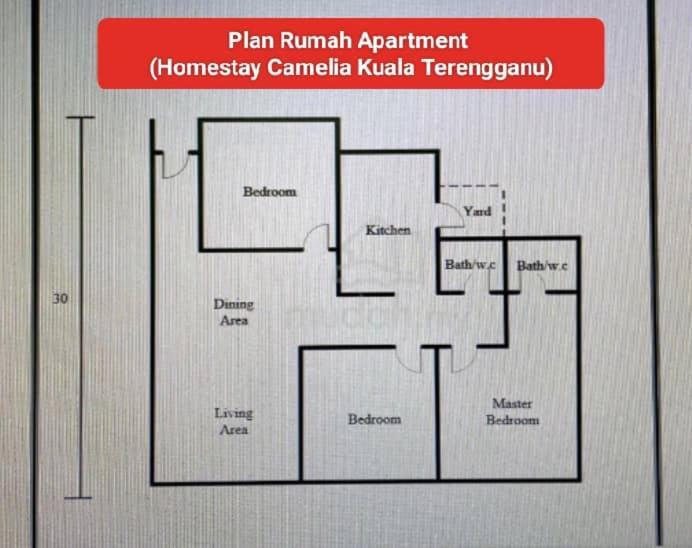 Homestay Budget Kuala Terengganu Tulipsia House Exterior foto